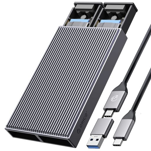 ORICOM.2SSD外付けケースM.2NVMeSATASSDケースMKeyPCIe&B+MKey2230/2242/2260/2280M.2SSD用USBC-M2ケース工具不要アルミニウムM.2