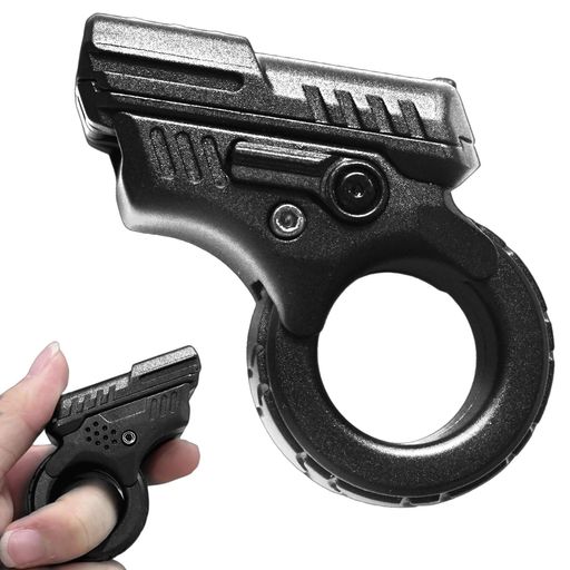 銃型 フィジェットトイ EDC ＋フィジェットスライダー 2点セット Amazon | OBEST フィジェットトイ フィジェットスライダー フィ