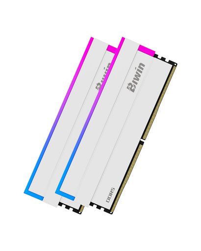 BiwinDW100DDR56000MT/s(パソコン5-48000)事務机とっ始めパソコン用記憶装置32GB(16GBx2枚)CL30RGB書き込みIntelXPM3.0/AMDEXPO両相応うメモリキットホワイト