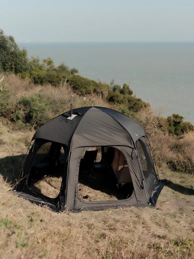 VidalidoヴィダリドRidgetentドームテント大型シェルターテント4-8人用シェルタードームドームシェルター設営簡単uvカット自立式日除け遮光性コンパクト収納アウトドアテントおしゃれ収納…