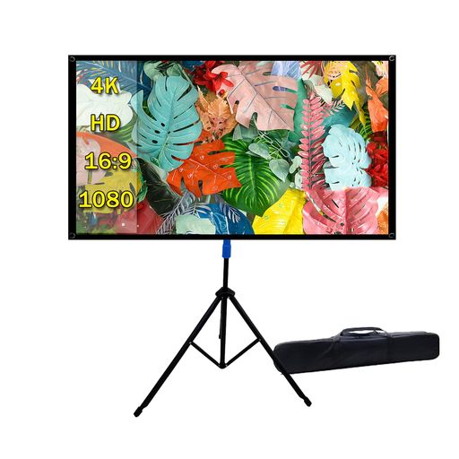 楽天市場】プロジェクタースクリーン(三脚式) 105型!三脚一体型で移動