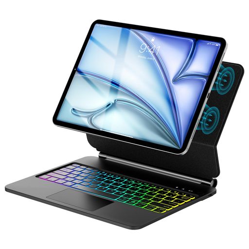 SENGBIRCHマジックキーボードiPadAir13インチ(M4/M3/M2、2026/2025/2024)iPadPro12.9第3/4/5/6世代適用キーボードケース磁気吸着フローティング設計トラックパッド搭載