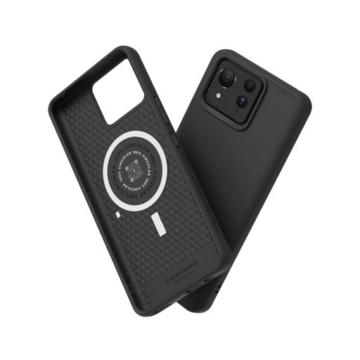 RHINOSHIELD[Zenfone11Ultra]SolidSuit入れものMagSafe相応う耐衝撃米軍MIL標準尺度ぼうぜん自失吸いあげる傷指紋押しとどめる薄型軽さSGS公証-黒いこと