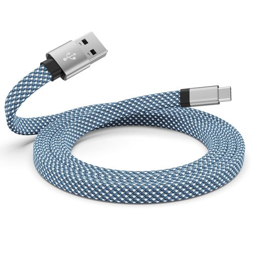 Magtameusbtypec_ケーブルフラット平形磁力自動収納usbケ_ーブルtype-c3A急速充電usbタイプcケー_ブル高耐久二重ナイロatocケーブ_ルSamsungGalaxyS22/S21/S20FE