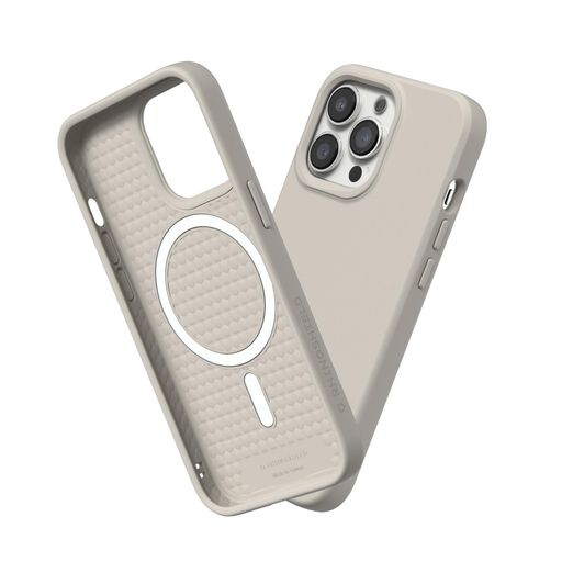 RHINOSHIELD iPhone 13 Pro SolidSuit ケース MagSafe対応 耐衝撃 米軍MIL規格 衝撃吸収 傷 指紋 防止 薄型 軽量 SGS認証 - シェルベージュ｜ベストプライスオンラインストア