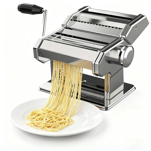 製麺機パスタマシン家庭用手回し版簡単に麺を作る2種カッター2mm細麺/4mm太麺食品級ステンレス製衛生的ヌードルメーカー分離式製麺機パスタマシン家庭/業務兼用お手入れ簡単料理道具日…