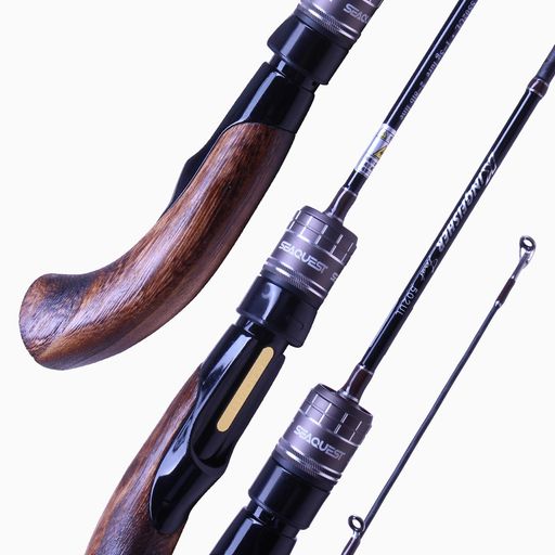 Seaquest 釣竿 kingfisher 5’ 2つの事業部 Spining UL kingfisher yuhuS502UL
