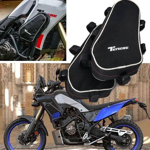 Forテネア700テネア700XTZ700T7002019-オートバイフレームクラッシュバー防水バッグ修理ツール配置バッグ