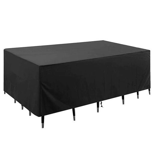 MOOTVGOOファニチャーカバー防水アンチUV420D屋外家具ルカバー雨と雪/風/UV/防塵ガーデン家具カバーソファテーブル椅子セットカバー紫外線防止雨雪防塵風防止通気口付き250x200x80cm/98x79x31in