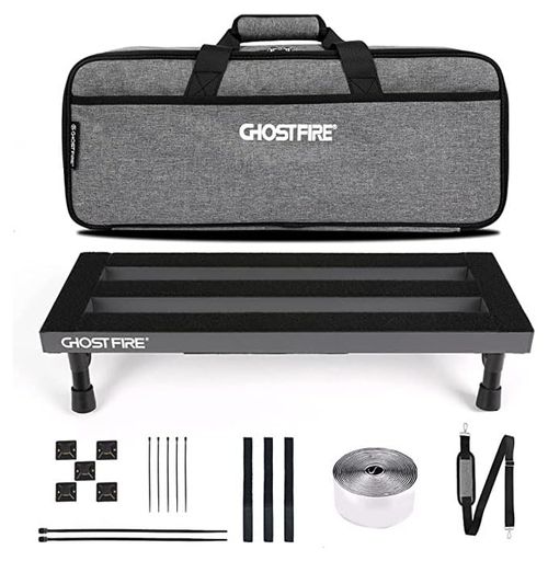 GHOSTFIRE超軽量ギターエフェクターボードペダルボードアルミニウム合金面ファスナーキャリングバッグ付きSシリーズSPL-02