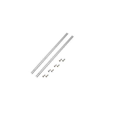 2個Tスロットトラック19mmx9.5mm規格マイタートラックマイタースロット天板用アルミ合金、大工ツールテーブルソー用(600mm)