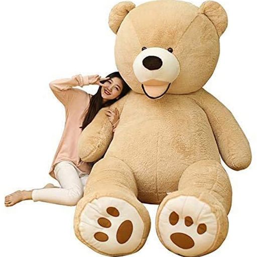 MIXUS ぬいぐるみ 大きい くま/クマ ぬいぐるみ/大きい ぬいぐるみ/テディベア/クマのぬいぐるみ/抱き枕 巨大ぬいぐるみ/ぬいぐるみ 特大/くまのぬいぐるみ 大きい/TEDDY BEAR/プレゼント/お祝い/店飾り (ライトブラウン 100CM)