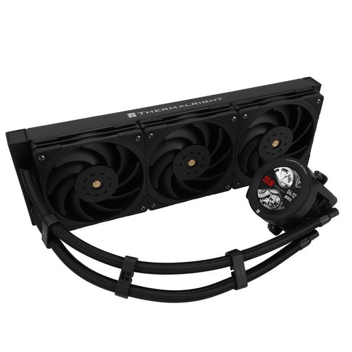 ThermalrightCOREVISION360ブラックCPUAIOクーラー、480*480解像度のIPSLCDスクリーン、AM5&Intel