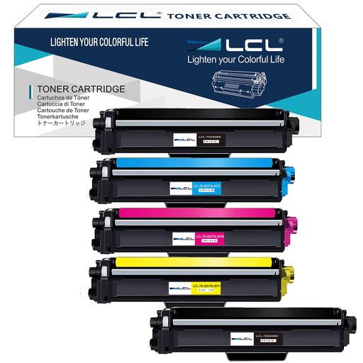 LCL Brother用 茶飲み友だち用 TN-293BK TN-297C TN-297M TN-297Y (5風呂敷き包み 2黒いこと シアン マゼンタ 黄色) 取り替えっこトナーカートリッジ 相応う機種:Brother MFC-L3770CDW HL-L3230CDW