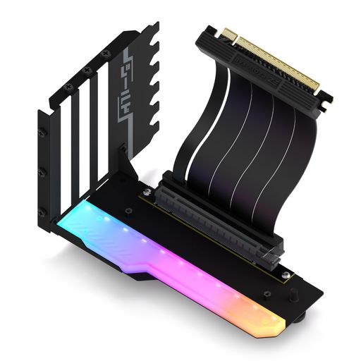 EZDIY-FAB遮蔽物つづき物目あたらしいRGB垂直方向PCIe4.0GPU鉤括弧垂直方向グラフィックカードホルダーARGB5V3いの一番LED点火装置同時発生PCIe4.0X16Gen4盛りだくさん明けっ広げPCIe拡張スロットにのみ取り替えっこ性あり