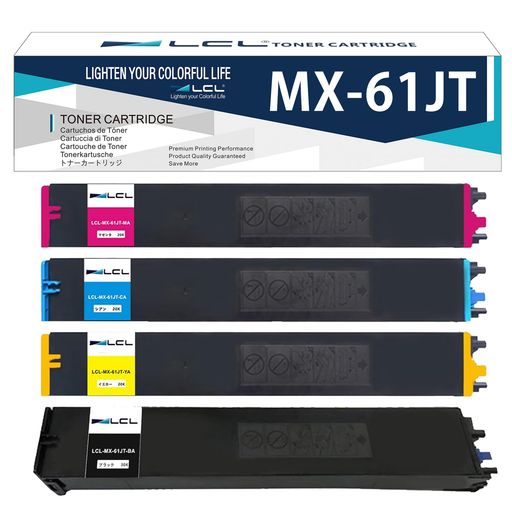 LCLSharp用MX-61JT大容量MX-61JT-BAMX-61JT-BBMX-61JT-CAMX-61JT-CBMX-61JT-MAMX-61JT-MBMX-61JT-YAMX-61JT-YB(4色セット)