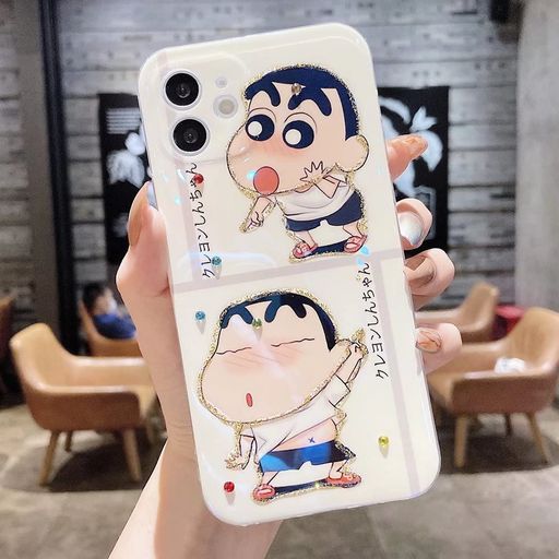 IPHONE 用 ケース クレヨンしんちゃん IPHONE11 PRO 用 ケース スマホケース クリア アイフォン11PRO 用 携帯カバー 透明 軽量 TPU ワイヤレス充電対応 レンズ保護 IPHONE11PRO用 A画像