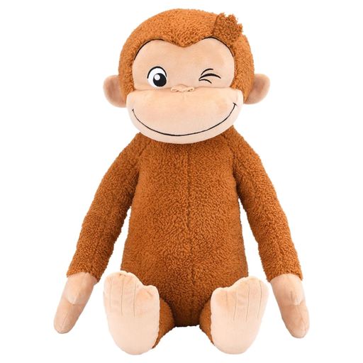おさるのジョージ スーパーラージ ぬいぐるみ ふんわりVER. 約44CM