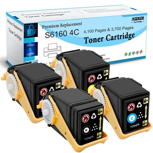 ASEKEREPSONエプソンLPC3T35LPC3T35KLPC3T35CLPC3T35MLPC3T35Y取り替えっこトナーカートリッジ4色相応う機種EpsonLP-S6160LP-S6160C0LP-S6160R1
