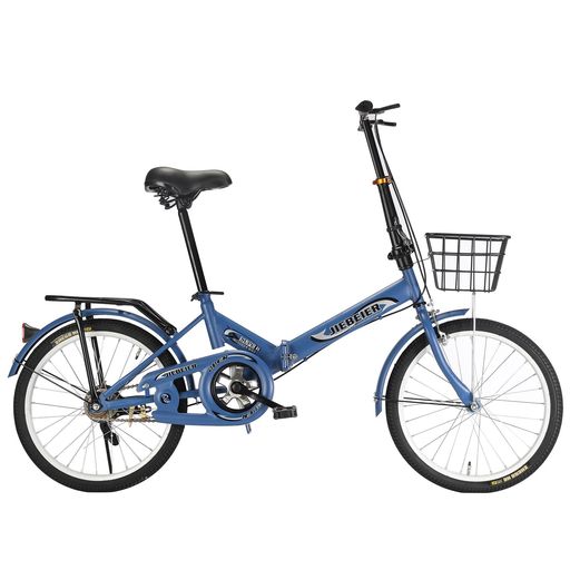 楽天市場】JIEBEIER自転車折り畳み自転車20インチ7段変速カゴワイヤー