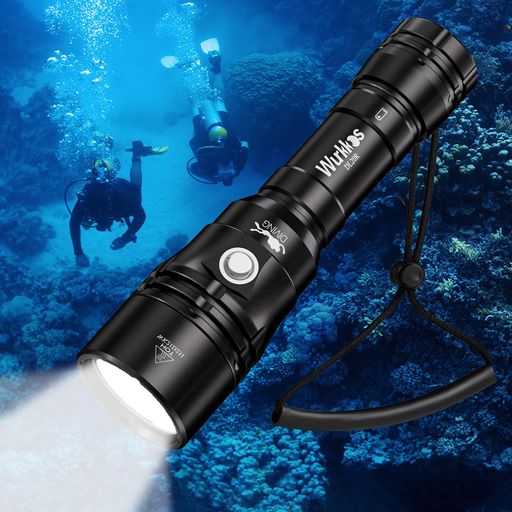 楽天市場】Wurkkosダイビングライト3200ルーメン超高輝度LED水中