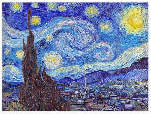 ピントー(Pintoo)4800ピースプラ製ジグソーパズル【ゴッホ_星月夜】(115X86cm)大人向け難しい破片なしカチっとハマる[H3070]