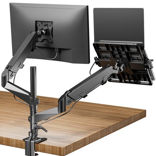 新品 【工匠藤井】デュアルモニターアーム 液晶ディスプレイアーム PCトレイ付き e90k0ktfzd-3.jpg