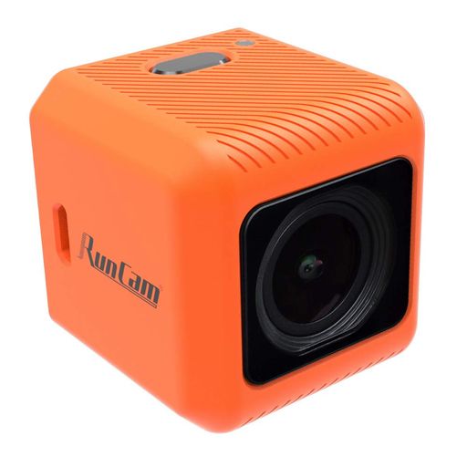 RUNCAM 5 4K アクション カメラ: FPV ドローン サバゲー オートバイ バイク ヘルメット サポート EIS 用の小さなキューブ HD カム、ブラック