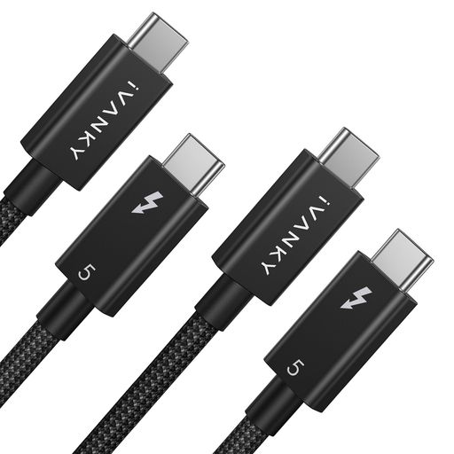 Thunderbolt5有線テレビIVANKY240W手っとり早い申し受ける8K/60サイクル挿し画最終生産物最大限度120Gbps高速道路資料移らすThunderbolt4/3USB4粗末さ取り替えっこMacBookPro/MacMini