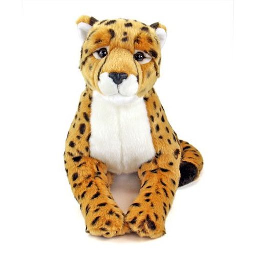 カロラータ チーター ぬいぐるみ (親/リアルアニマルファミリー/やさしい手触り) リアル 動物 おもちゃ お人形 ギフト プレゼント 誕生日 (検針2度済み) / クリスマス クリスマスプレゼント