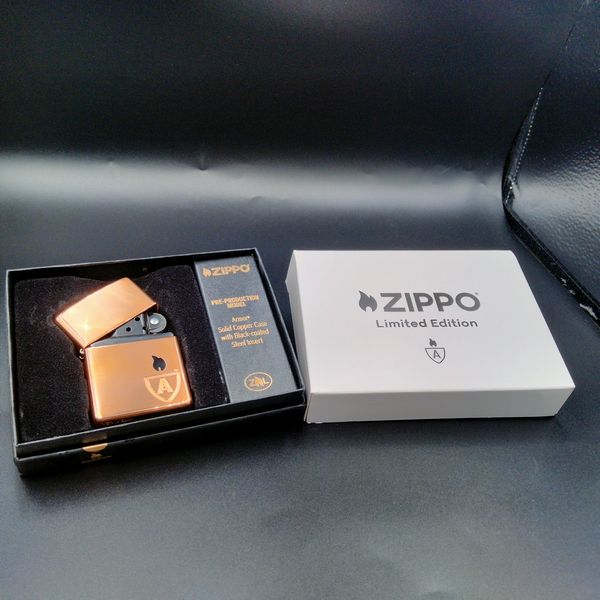ZIPPO  限定品 ARMOR SOLID COPPER  #46171 アーマーソリッドカッパー ブラックコーティングインサイドユニット スペシャルパッケージ入り 純銅製 ジッポー