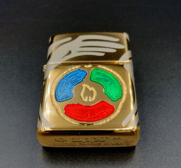 2500個 限定品 ZIPPO 2025年コレクティブ キーパー・オブ・ザ・フレイム アジア限定 ゴールドver #46763 ジッポー