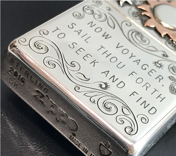 ZIPPO SILVER KING スターリングシルバー(純銀製)ジッポー シルバー