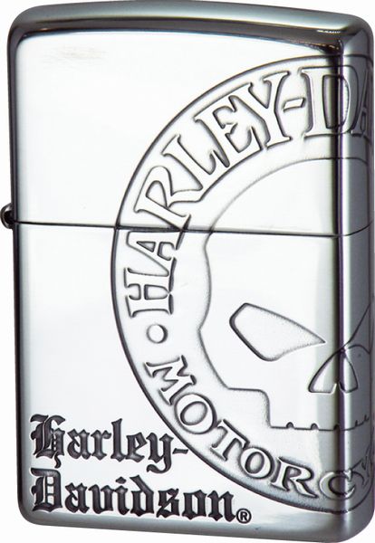 ZIPPO ジッポー HARLEY DAVIDSON ハーレーダビッドソン HDP-36 シルバーイブシ 3面連続エッチング