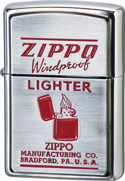 ZIPPO ARTメタル‐1 パッケージデザイン 銀古美・色入れメタル ジッポー