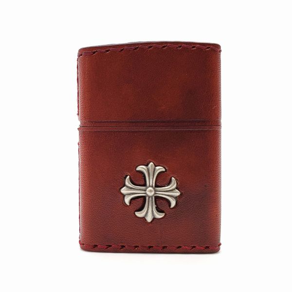 BUCK-TICK 赤レザーzippoライター Zippo Buck Wear™ Loyal to the Wild Design Red Matte