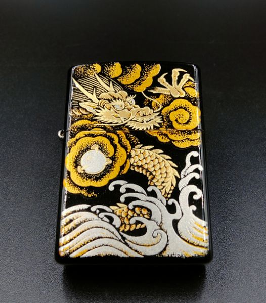 ZIPPO 本金蒔絵 龍 ジッポー｜筆記具＆喫煙具のベストプライス