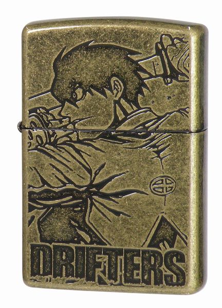 ZIPPO 平野耕太作品シリーズ DRIFTERS ドリフターズ エッチング+ BSイブシバレル+クリア仕上げ ジッポー画像