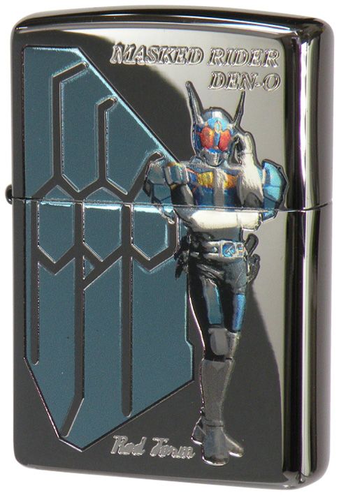 好評発売中！！ ZIPPO MASKED RIDER DEN・O 仮面ライダー 電王 ロッドフォーム＆ウラタロス エッチングブラックマスクNIクリアフルカラー2面仕上げ ジッポー 両面加工 14,325円