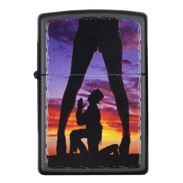ZIPPO SEXY GIRL セクシーガール Z218-098038 ブラックマット仕上げ ジッポー