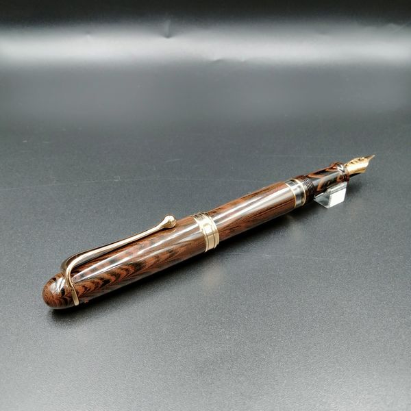 AURORA アウロラ 押さえる品 88 Evanite Cognac エバニテ・コニャック  18金さくら色ゴールド完成書き込み先 888-PEM 筆