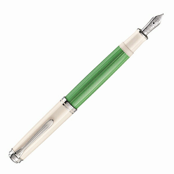 Pelikan 伽藍鳥 人並み外れた生み出すこと品 スーベレーン M605 Green-White 緑であること白いこと 筆