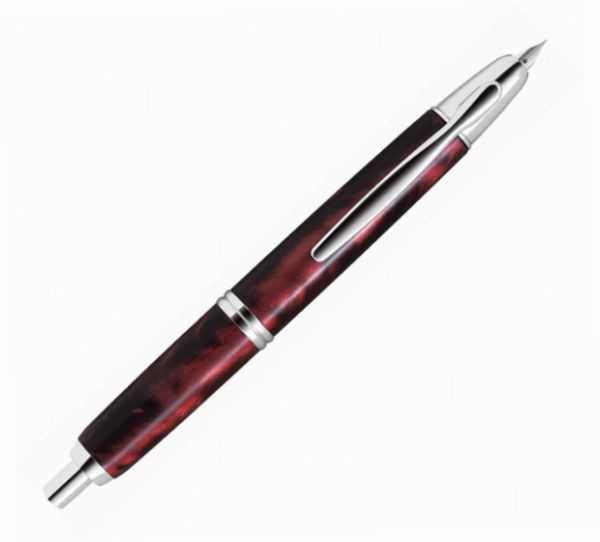 PILOT パイロット Capless キャップレスSE マーブルレッド FCSE-3MR-MAR ノック式万年筆