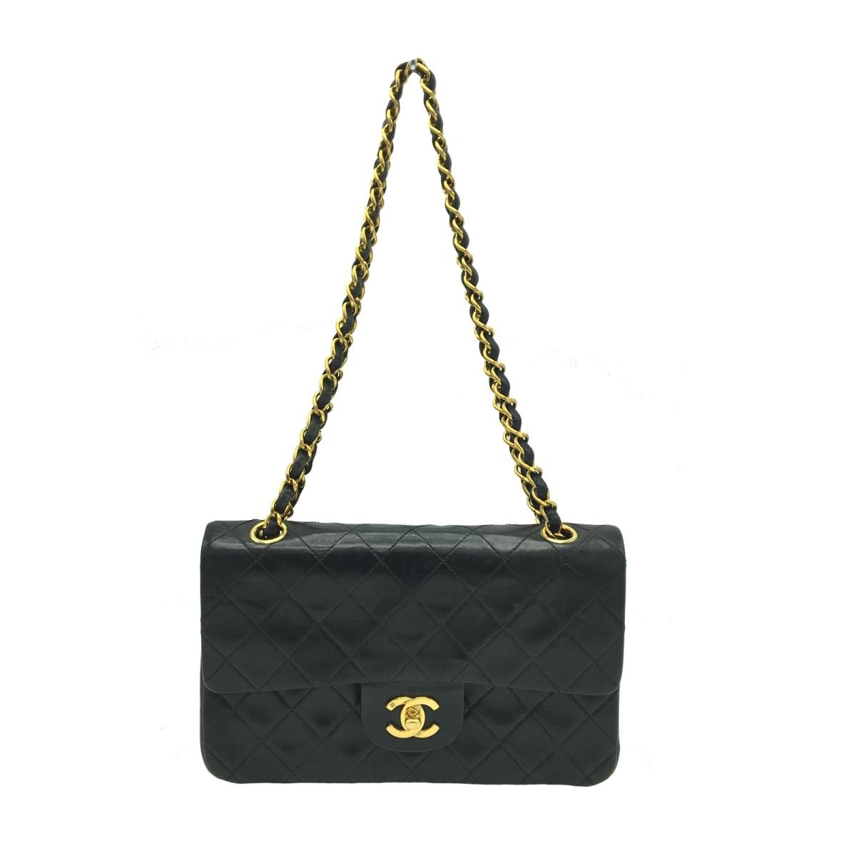 Chanel シャネル マトラッセwフラップチェーンショルダー23 ショルダーバッグ A 黒人 ラム酒素肌 階層a Earthkitchen Ph