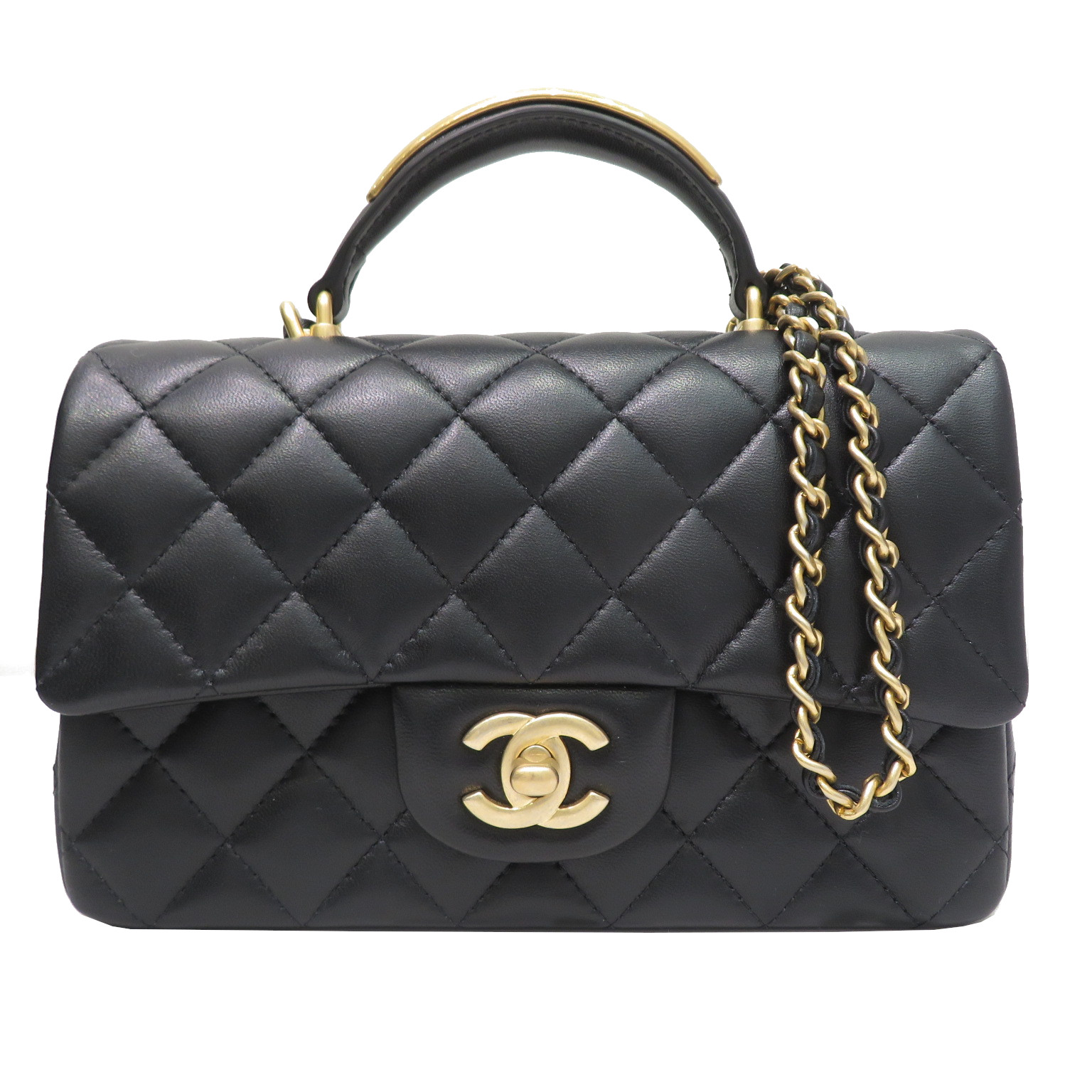 CHANEL シャネル トップハンドル フラップバッグ ミニマトラッセ 