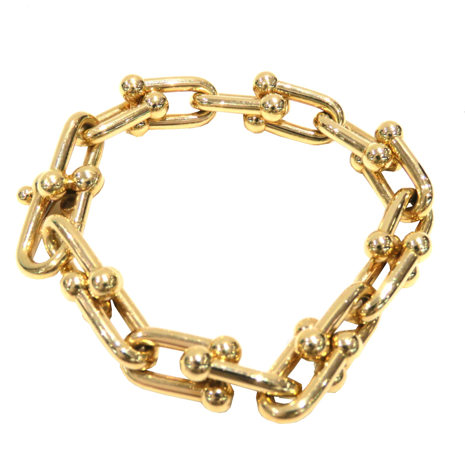 Tiffany ハードウェア　ブレスレット　18k Ｍサイズ 楽天市場】ティファニー TIFFANY&Co. サイズ:M HardWear ハード
