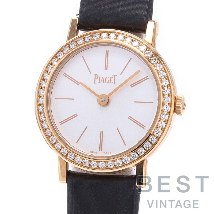 【お買い物マラソン限定クーポン配布中♪】ピアジェ 【PIAGET】 アルティプラノ G0A36534 レディース ホワイト K18ピンクゴールド 腕時計 時計 ALTIPLANO WHITE K18PG 【中古】【中古】