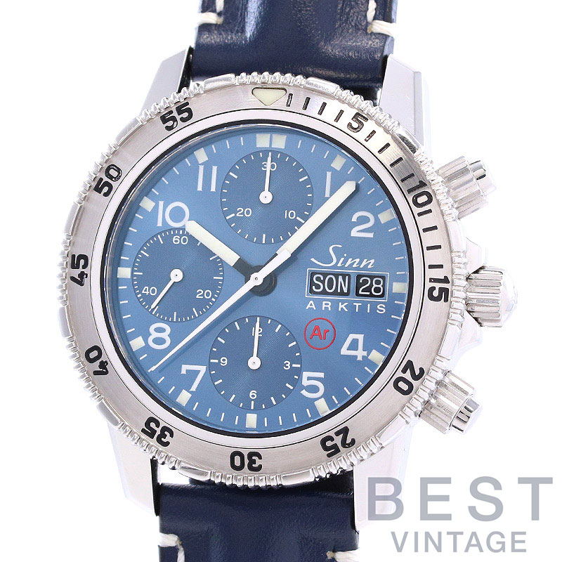 【百貨店SALE★クーポン券別れ別れ中！】ジン 【SINN】 203アークティス 203.ARKTIS メンズ 青み ステンレス鋼スチール写真 ウオッチ 時辰儀 203 ARKTIS BLUE SS 【中古】【中古】