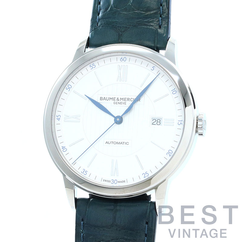 【お買い物マラソン限定クーポン配布中♪】ボーム&メルシエ 【BAUME & MERCIER】 クラシマ M0A10333 メンズ シルバー ステンレススティール 腕時計 時計 CLASSIMA SILVER SS BM【中古】【中古】