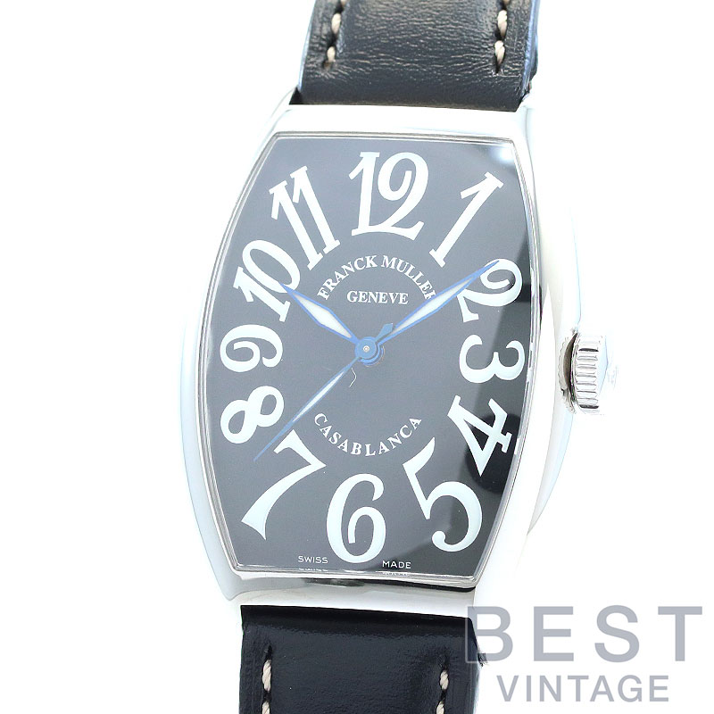 フランクミュラー 【FRANCK MULLER】 カサブランカ 5850H CASA AC メンズ ブラック ステンレススティール 腕時計 時計 CASABLANCA BLACK SS FM【中古】